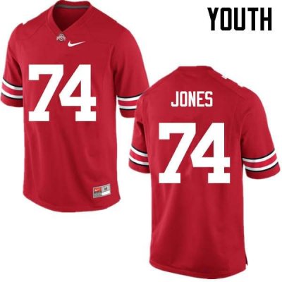 Youth Ohio State Buckeyes #74 Jamarco Jones Red Nike NCAA College Football Jersey New Release DKY3544AQ